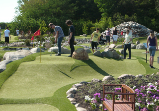 Hilly fairway