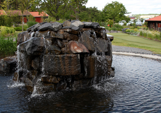 Waterfall at Lysingsbadet