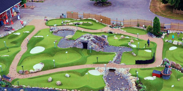 Adventure Golf at Haverdals Camping