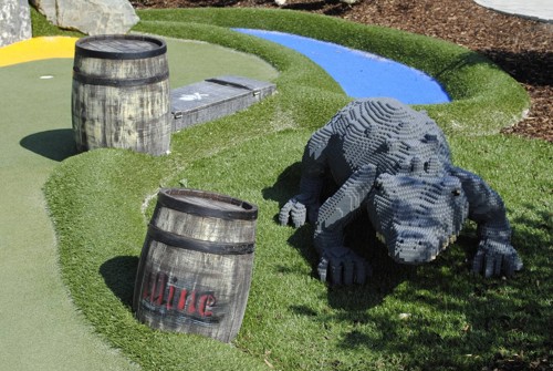 Adventure golf Crocodile Legoland
