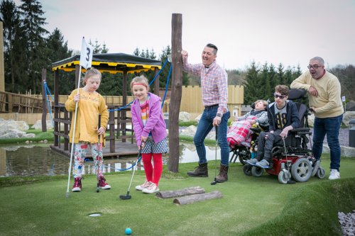 Accessibility play, adventure golf